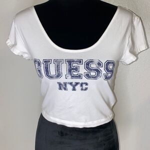 #173 GUESS CROP TOP